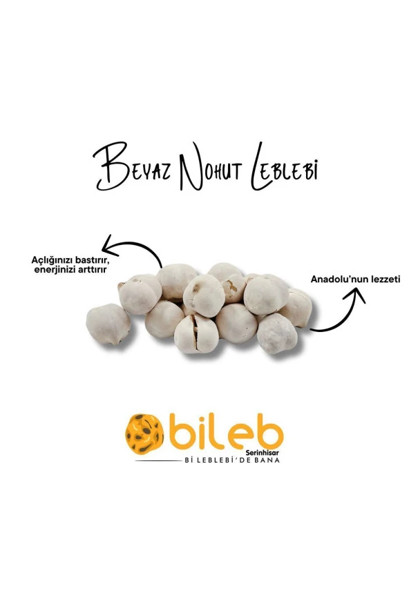Beyaz Nohut Leblebi 1 Kg - 3