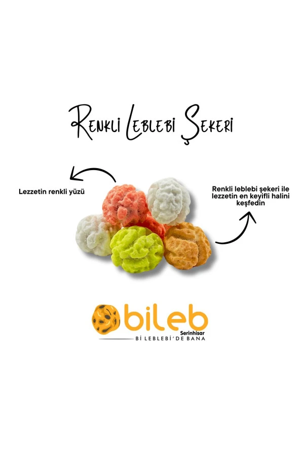 Renkli Leblebi Şekeri 1 Kg