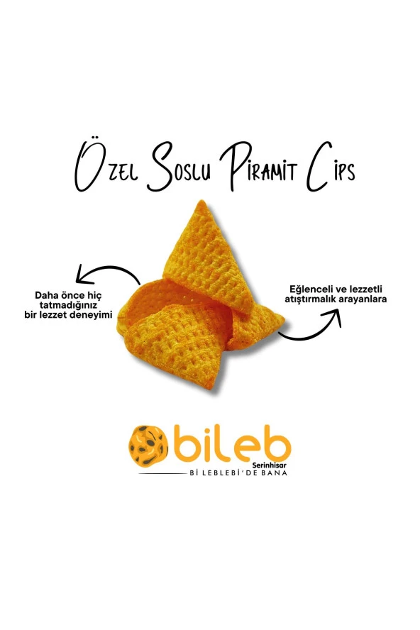 Piramit Cips Özel Soslu (200 GR)