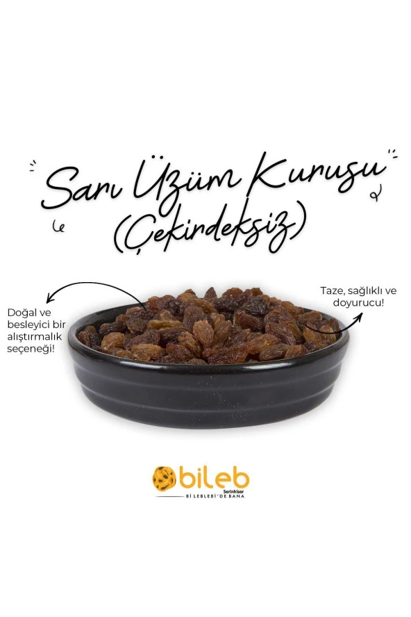 Sarı Üzüm Kurusu Çekirdeksiz 400 gr - 2