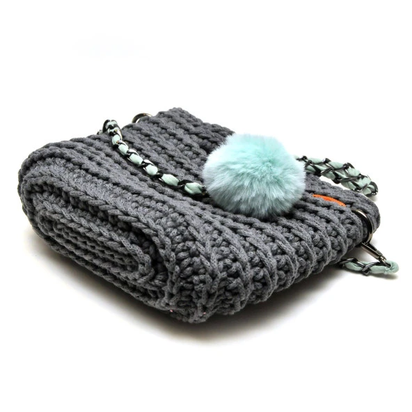 Handmade Makrome İp Tasarım Çanta - 4