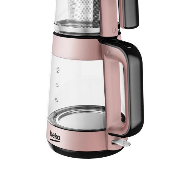 Beko CM 5964 R Floral Rose 1900 W Cam Demlikli Çay Makinesi - 3