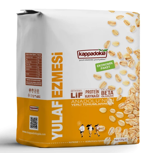 Kappadokia, Katkısız Yerli Yulaf Ezmesi - 10 kg