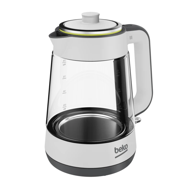 Beko CM 5964 Floral Beyaz 1900 W Cam Demlikli Çay Makinesi - 2