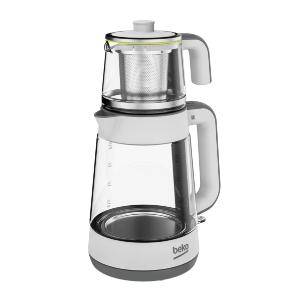 Beko CM 5964 Floral Beyaz 1900 W Cam Demlikli Çay Makinesi - 5