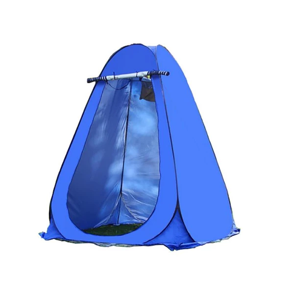 Valkyrie Kamp Outdoor WC Duş XL Giyinme Çadırı İç Astarlı 190x150x150 Fotoğraf Prova Kabini BÜYÜK BOY Mavi - 8