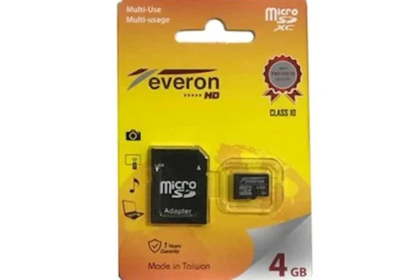 Everon 4 Gb Microsd-Hc Class 10 Hafıza Kartı+Sd Adaptör