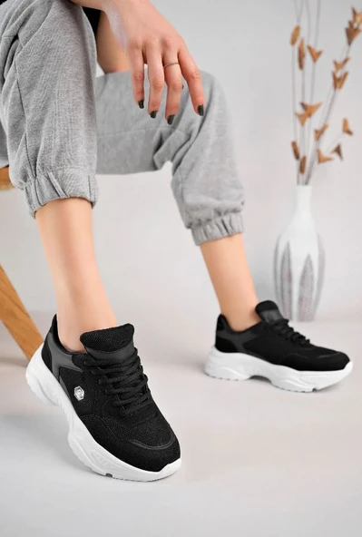 Lambırlent 9972 Kalın Taban Sneaker Unisex Spor Ayakkabı - Resim 12