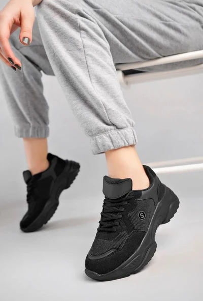 Lambırlent 9972 Kalın Taban Sneaker Unisex Spor Ayakkabı - Resim 2
