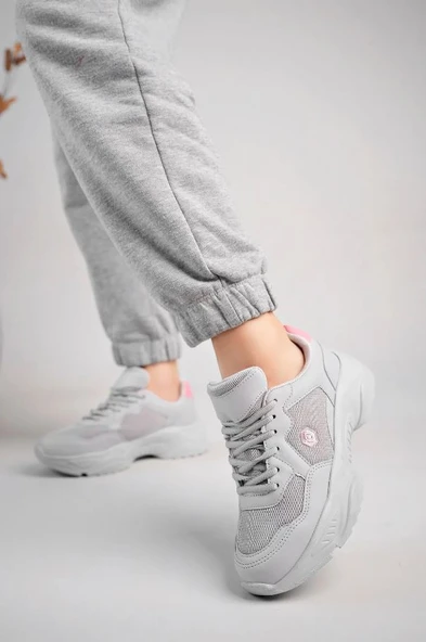 Lambırlent 9972 Kalın Taban Sneaker Unisex Spor Ayakkabı - 2