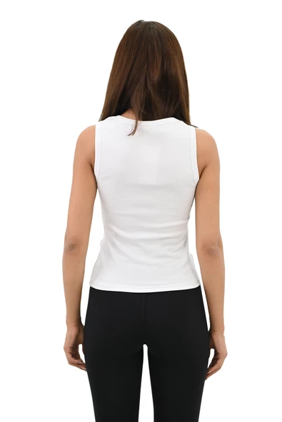 Kadın U Yaka Kolsuz Bluz 1791-25 - 10