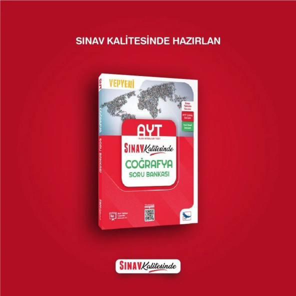 Sınav Yayınları 2025 Sınav Kalitesinde AYT Coğrafya Soru Bankası
