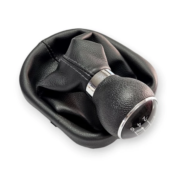 VW Touran 2007-2010 6 İleri Vites Topuzu Körüğü Çerçevesi Siyah - Resim 3