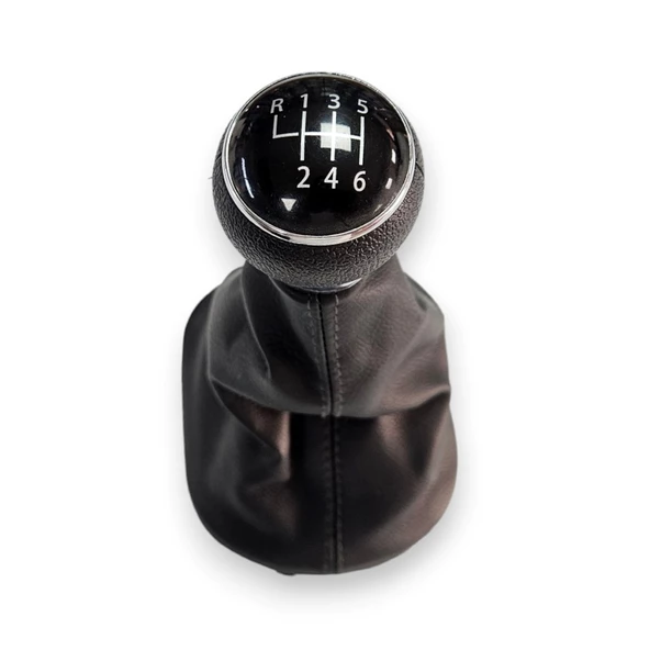 VW Touran 2003-2006 6 İleri Vites Topuzu Körüğü Çerçevesi Siyah ürün görseli 1