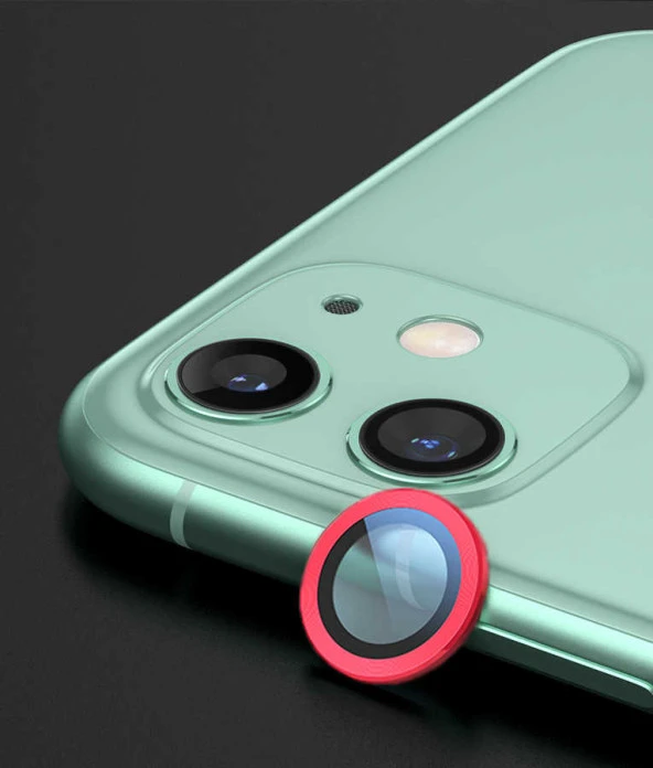 Apple iPhone 12 Kamera Lens Koruyucu Kolay Takma Aparatlı (CL-01)