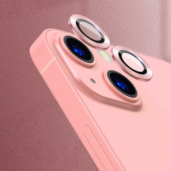 Apple iPhone 13 Mini Kamera Lens Koruyucu Kolay Takma Aparatlı (CL-02)