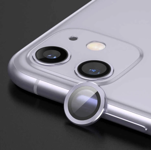 Apple iPhone 12 Kamera Lens Koruyucu Kolay Takma Aparatlı (CL-02)