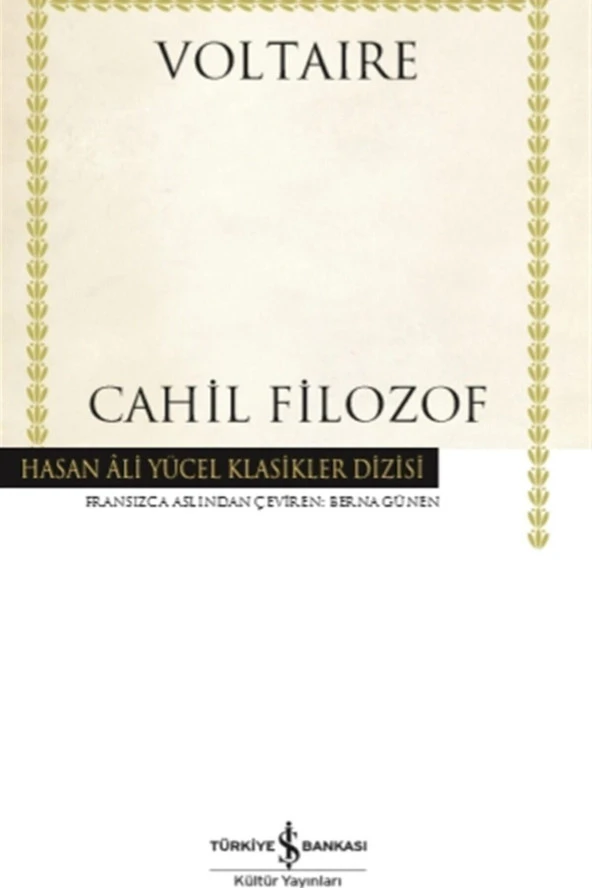 Cahil Filozof - Voltaire 9786254051548