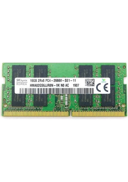 Sk Hynix HMA82GS6JJR8N-VK 16 GB 2666 MHz DDR4 CL19 Ram