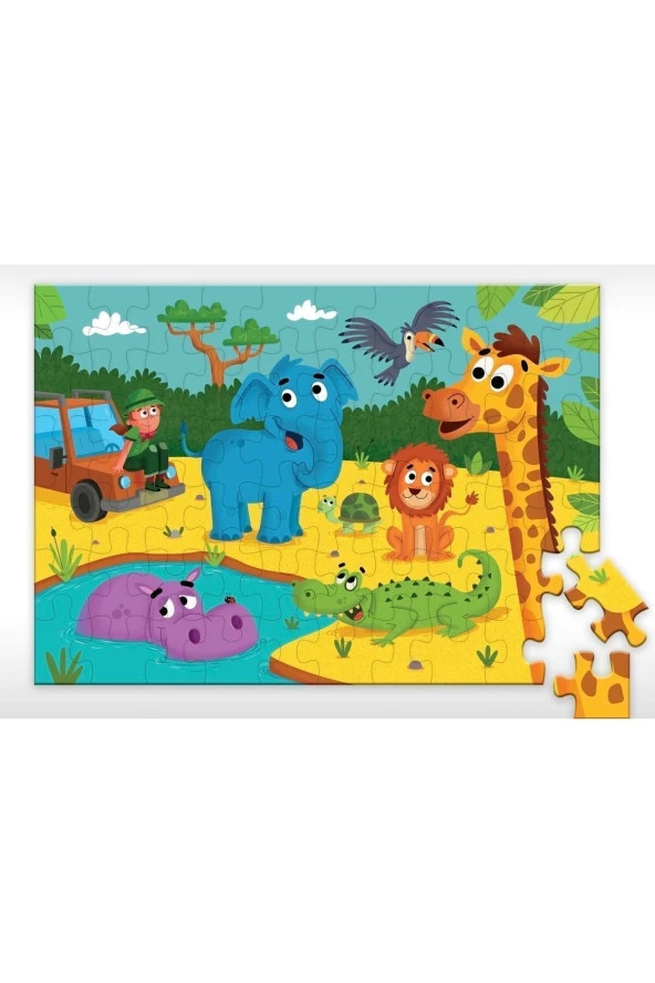 60 Parça Puzzle - Safari - 3