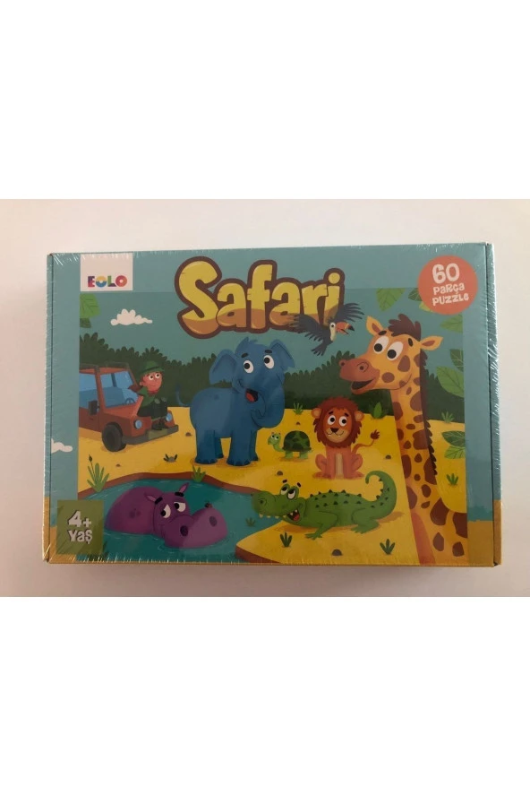 60 Parça Puzzle - Safari - 4