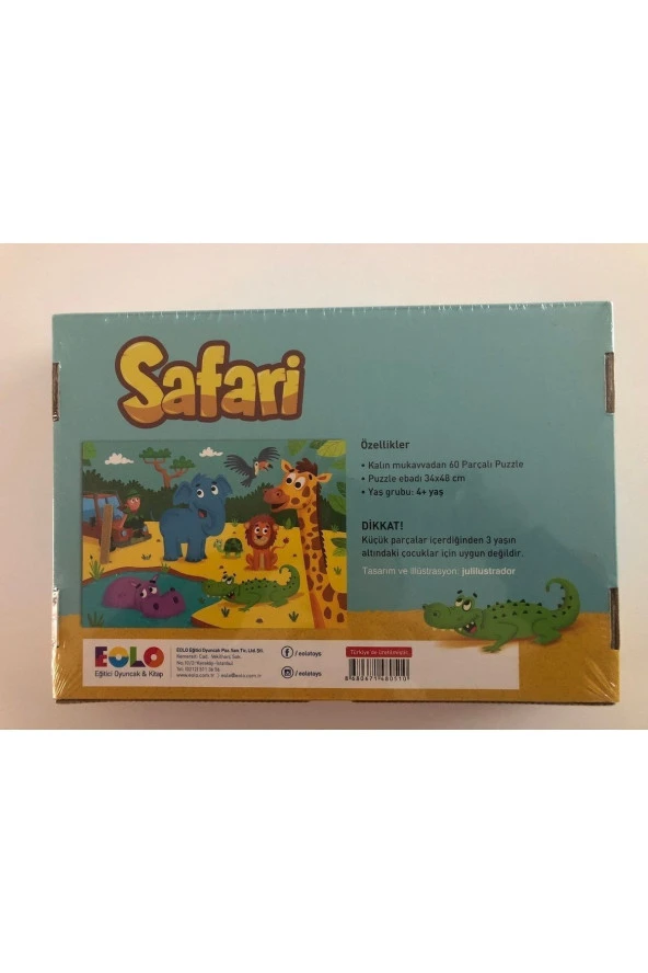 60 Parça Puzzle - Safari - 5