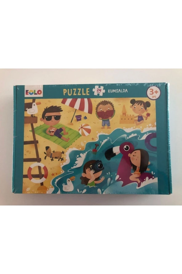 24 Parça Puzzle - Kumsalda - 4