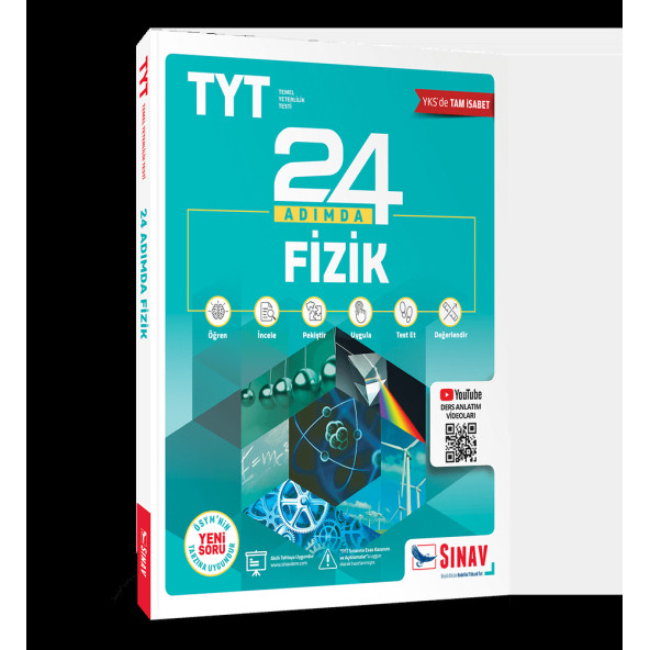Sınav Yayınları TYT Fizik 24 Adımda Konu Anlatımlı Soru Bankası