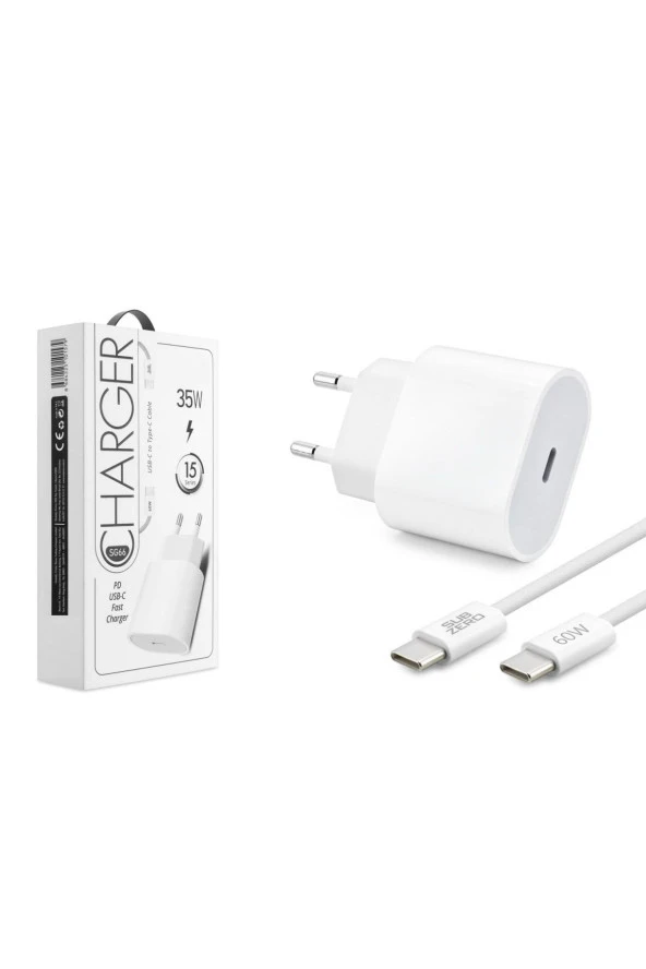 Vestel Venus Z40 Uyumlu SG66 35W Pd Type-C to Type-C Hızlı Şarj Aleti ürün görseli