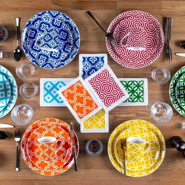 Aryıldız Casablanca 24 Parça Kahvaltı ve Sunum Seti 517782