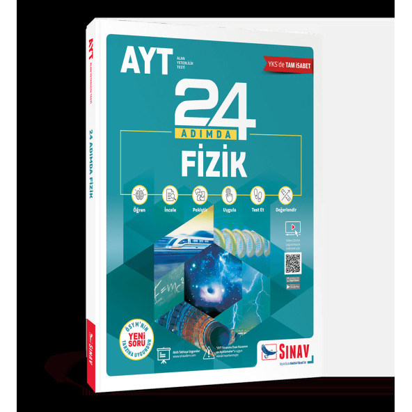 Sınav Yayınları AYT Fizik 24 Adımda Konu Anlatımlı Soru Bankası