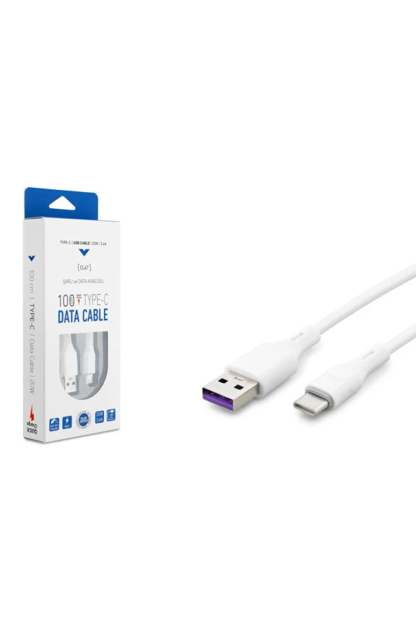 Casper VIA F30 Uyumlu CL67 20W 3.4A TYPE-C / Usb Kablo 1 metre