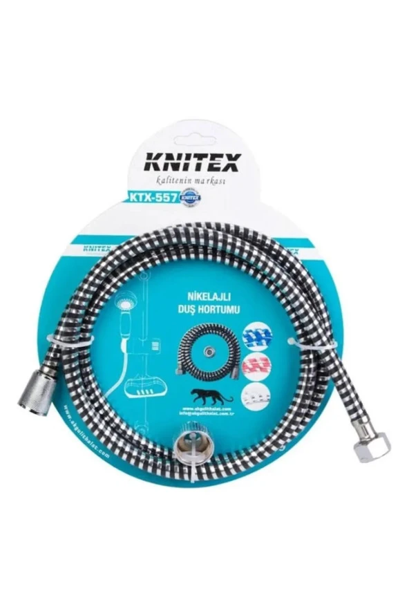 Knitex Ktx-557 Duş Hortumu Nikelajlı Kartlı