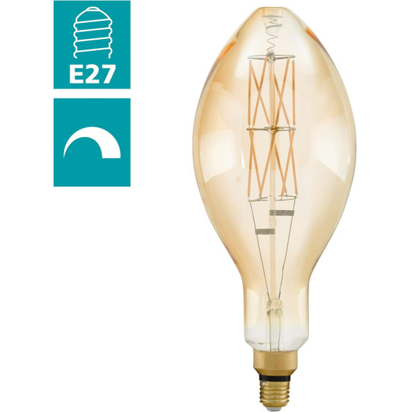 Eglo 11685 E27-Led E140 8W Amber 2100K Büyük Boy