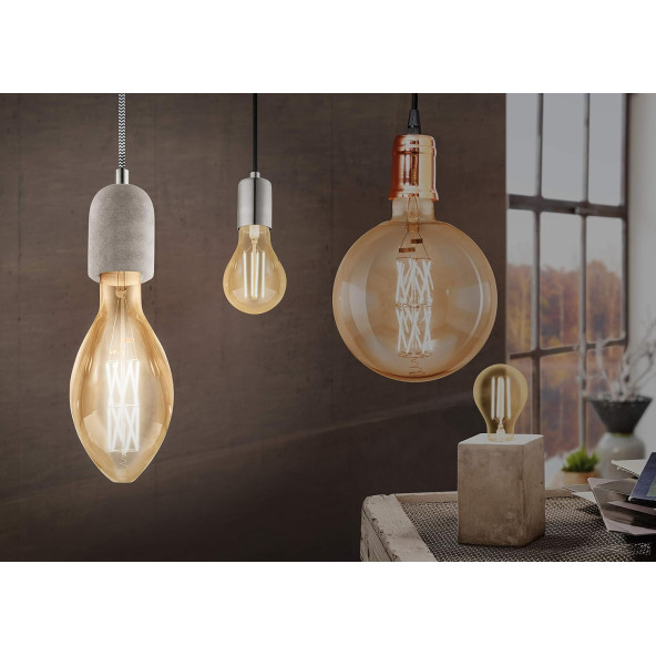 Eglo 11685 E27-Led E140 8W Amber 2100K Büyük Boy - 2