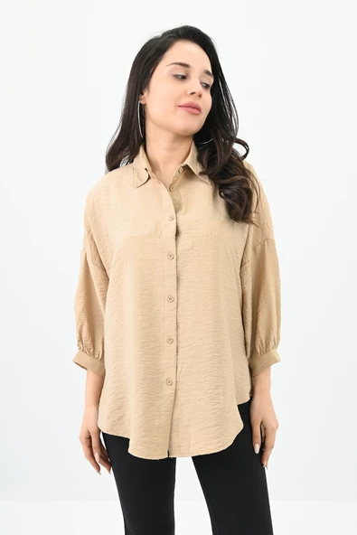 Kadın Sırt Detaylı Gömlek 1727-24 - 12