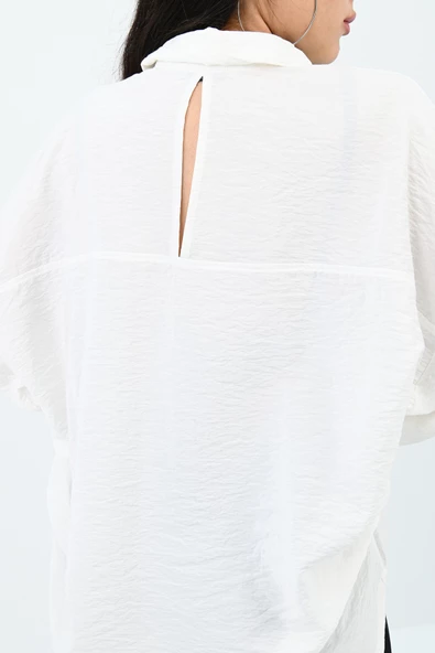 Kadın Sırt Detaylı Gömlek 1727-24 - 11