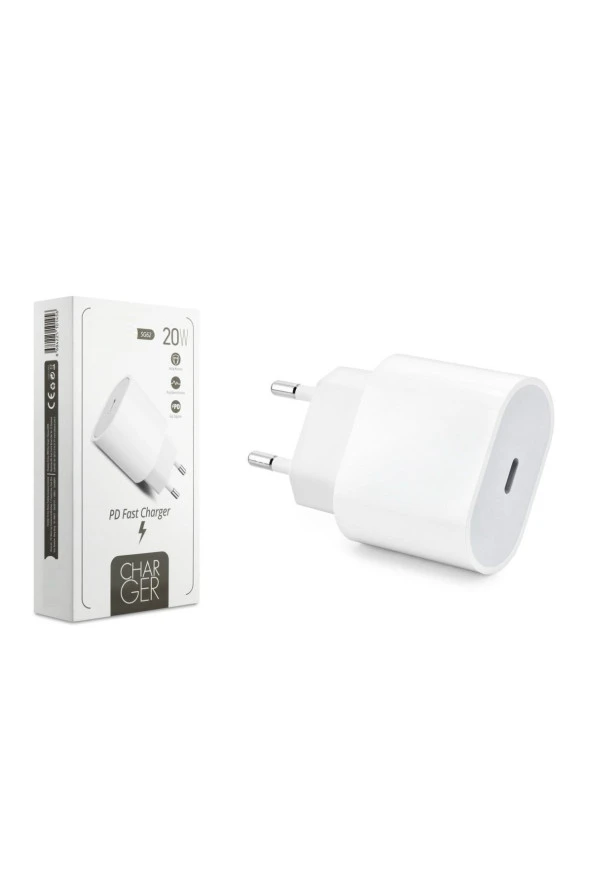 Omix X5 Uyumlu SG62 20W Pd Type C Çıkışlı Hızlı Şarj Başlığı