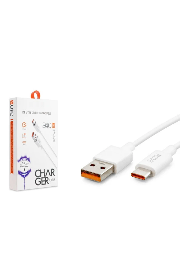 Samsung Galaxy S20+ Plus Uyumlu CL49 240W Type-C Hızlı Şarj Data Kablosu 1mt