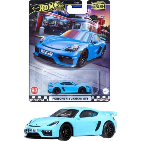 Hot Wheels Boulevard Premium Araçlar GJT68 - HRT71 Porsche 718 Cayman GT4 ürün görseli 1
