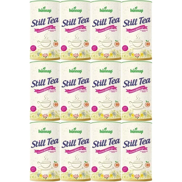 Hünnap Still Tea Emziren Anneler İçin Süt Arttırıcı İçecek 200GR (12 Li Set)