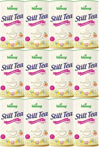 Hünnap Still Tea Emziren Anneler İçin Süt Arttırıcı İçecek 200GR (12 Li Set)