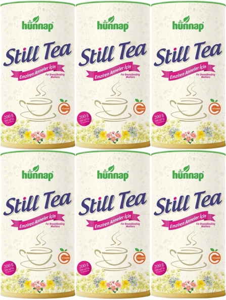 Hünnap Still Tea Emziren Anneler İçin Süt Arttırıcı İçecek 200GR (6 Lı Set)