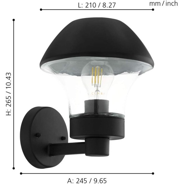 Eglo 97244 Verlucca Dış Mekan Aplik - 5