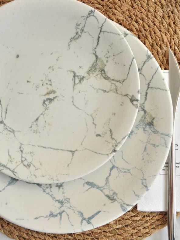 Sipahi Marmara 2 li Porselen Servis Seti - Resim 2