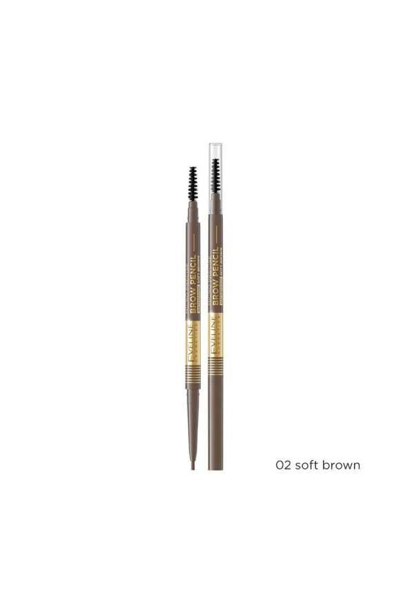 EVELİNE MICRO PRECISION BROW PENCIL 02 SOFT BROWN