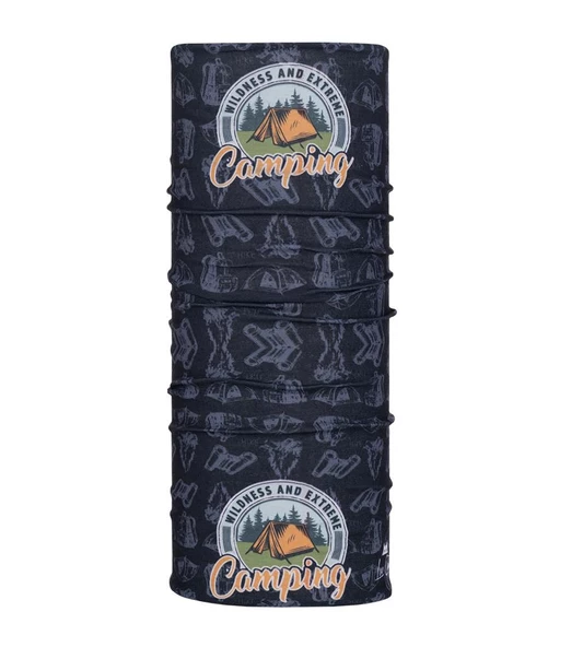 Luo Camp Wildness&Extreme Unisex Antrasit Buff