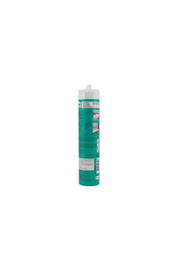 3 Adet Şeffaf Silikon 280 ml  1 Adet Plastık Silikon Tabancası  Unıversal - 4