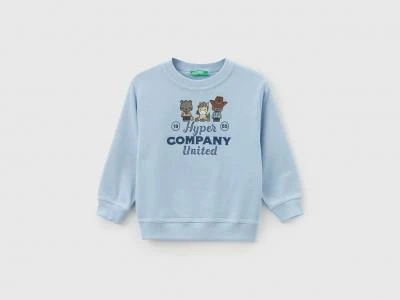 Unıted Colors Of Benetton Erkek Bebek Sweatshirt 3J68G10D9 - Resim 2