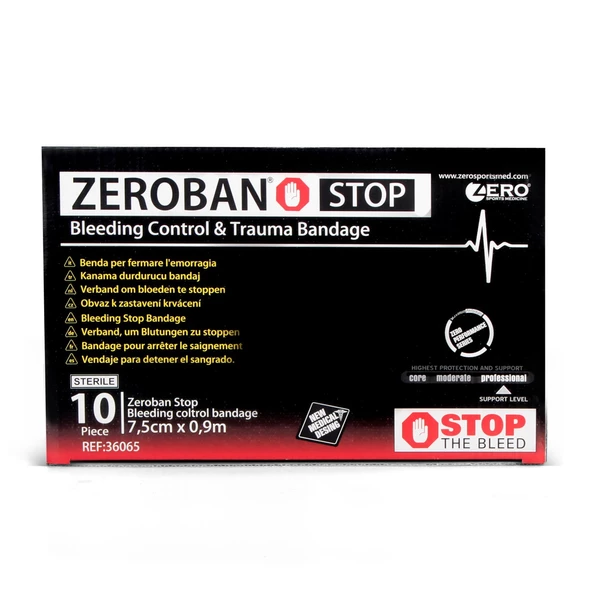 Zeroban Stop/ Kanama Dur. Bandaj. 7,5cm x 0,9m - 4